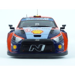 Hyundai i20 N Rally1 Nr.11 Rallye Monte Carlo 2023 (3rd Place), IXO Models 1/18 scale