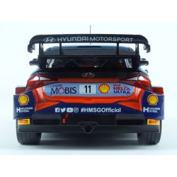 Hyundai i20 N Rally1 Nr.11 Rallye Monte Carlo 2023 (3rd Place), IXO Models 1/18 scale