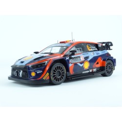 Hyundai i20 N Rally1 Nr.6 Rallye Monte Carlo 2023 (7th Place), IXO Models 1/18 scale