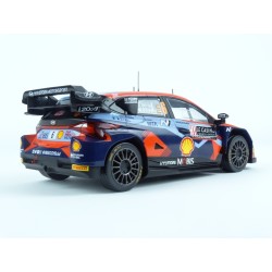 Hyundai i20 N Rally1 Nr.6 Rallye Monte Carlo 2023 (7th Place), IXO Models 1/18 scale