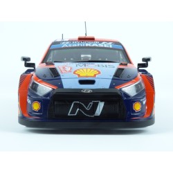 Hyundai i20 N Rally1 Nr.6 Rallye Monte Carlo 2023 (7th Place), IXO Models 1/18 scale