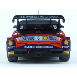 Hyundai i20 N Rally1 Nr.6 Rallye Monte Carlo 2023 (7th Place), IXO Models 1/18 scale