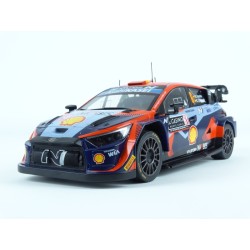 Hyundai i20 N Rally1 Nr.6 Rallye Monte Carlo 2023 (7th Place), IXO Models 1/18 scale
