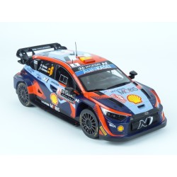 Hyundai i20 N Rally1 Nr.6 Rallye Monte Carlo 2023 (7th Place), IXO Models 1/18 scale