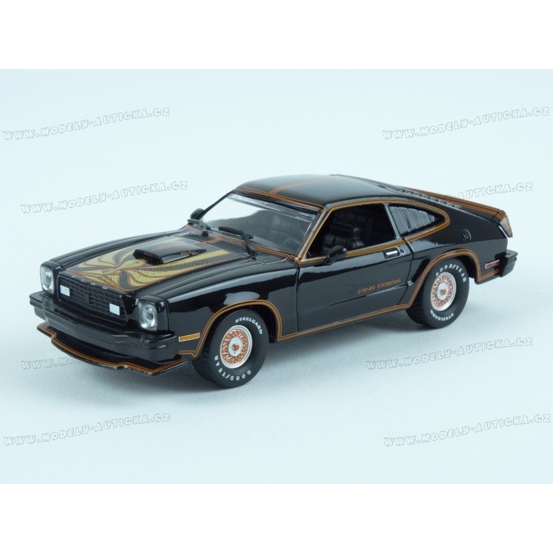 Ford Mustang II King Cobra 1978 (Black) model 1:43 GreenLight GL86320
