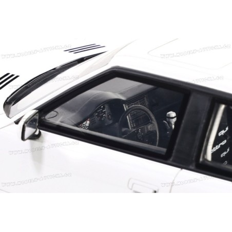 Miniature Otto Audi 80 B4 Coupé Prior Design 2021 - 1/18 - Résine Blanche