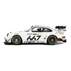 Porsche 911 Type 930 RWB (RAUH-Welt Begriff) Coast Cycles 2023 model 1:18 GT Spirit GT410