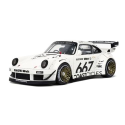 Porsche 911 Type 930 RWB (RAUH-Welt Begriff) Coast Cycles 2023 model 1:18 GT Spirit GT410