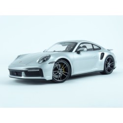 Porsche 911 (992) Turbo S Coupe 2020 (Silver Met.) model 1:18 Minichamps MI-WAP02117AOL001