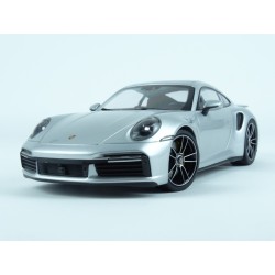 Porsche 911 (992) Turbo S Coupe 2020 (Silver Met.) model 1:18 Minichamps MI-WAP02117AOL001