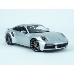 Porsche 911 (992) Turbo S Coupe 2020 (Silver Met.) model 1:18 Minichamps MI-WAP02117AOL001