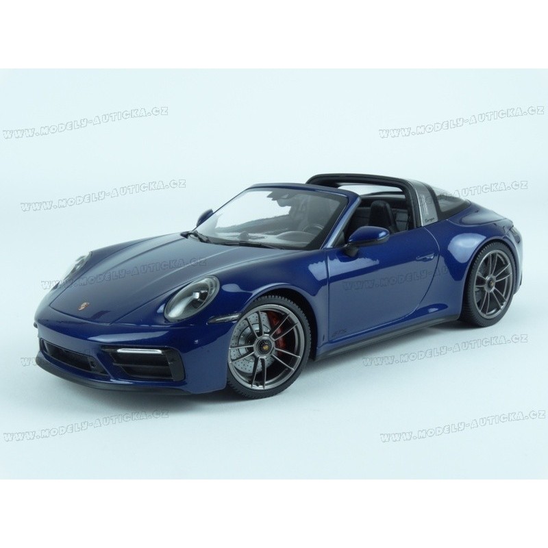 Porsche 911 (992) Targa 4 GTS 2021 (Blue Met.) model 1:18 Minichamps MI-155061060