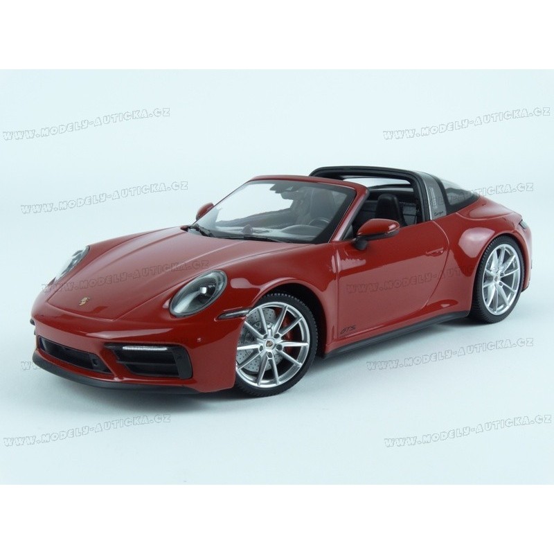 Porsche 911 (992) Targa 4 GTS 2021 (Red) model 1:18 Minichamps MI-155061062