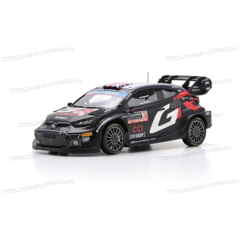 Miniature Toyota Yaris WRC 2018 Rallye Monte-Carlo 3e - Spark 1/43 - Neuve