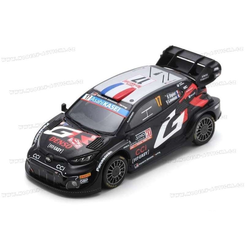Toyota GR Yaris Rally1 Hybrid Nr.17 2nd Rally Monte Carlo 2024, Spark 1/43 scale