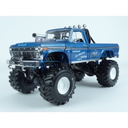 Ford F-250 Monster Truck Midwest Four Wheel Drive With 48 Inch Tires 1974, GreenLight 1/18 scale