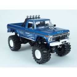 Ford F-250 Monster Truck Midwest Four Wheel Drive With 48 Inch Tires 1974, GreenLight 1/18 scale