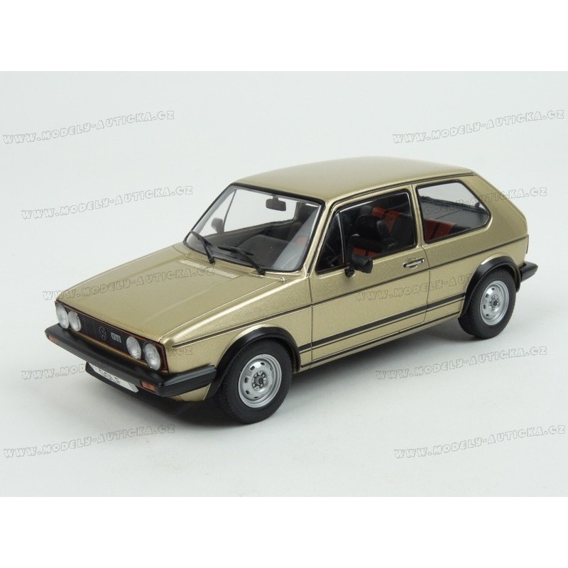Volkswagen Golf I GTI 1983 (Gold Met.) model 1:24 WhiteBox WB124113