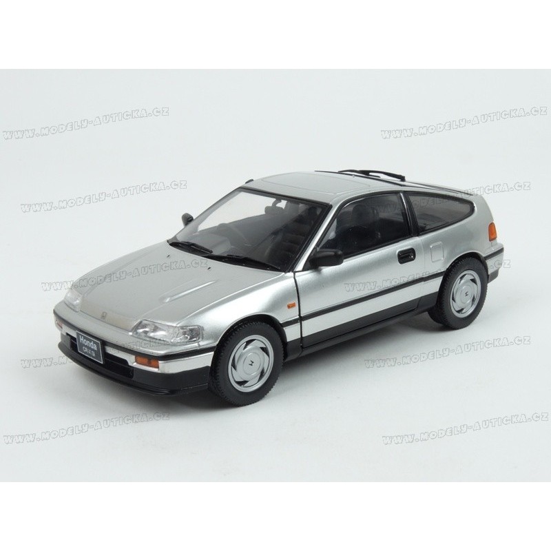 Honda CR-X Mk.II 1988 (Silver Met.) model 1:24 WhiteBox WB124131