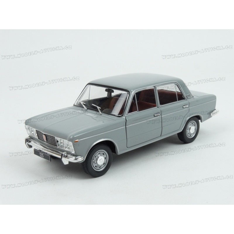 Fiat 125 Special 1968 (Grey) model 1:24 WhiteBox WB124128