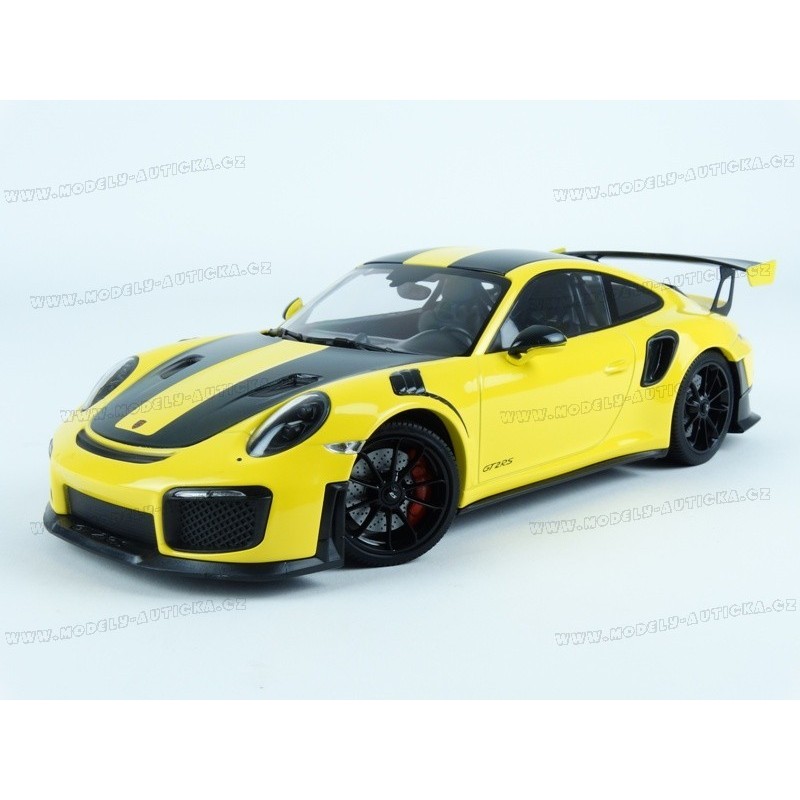 Porsche 911 (991.2) GT2 RS Weissach Package 2018 (Yellow), Minichamps 1/18 scale
