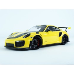 Porsche 911 (991.2) GT2 RS Weissach Package 2018 (Yellow), Minichamps 1/18 scale