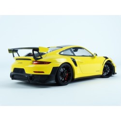 Porsche 911 (991.2) GT2 RS Weissach Package 2018 (Yellow), Minichamps 1/18 scale