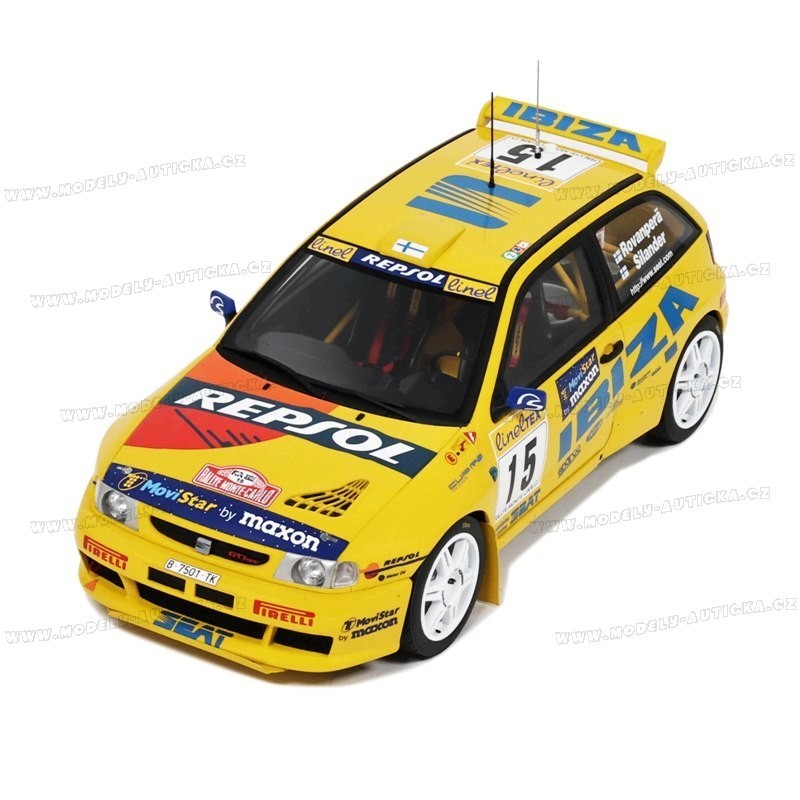 Seat Ibiza Kit Car Evo2 Nr.15 Rallye Monte Carlo 1998 model 1:18 OttO mobile OT445