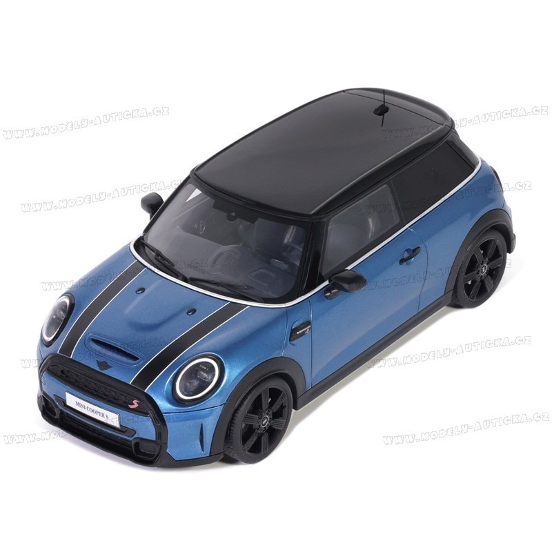 Mini Cooper S 2021 (Blue Met.) model 1:18 OttO mobile OT982