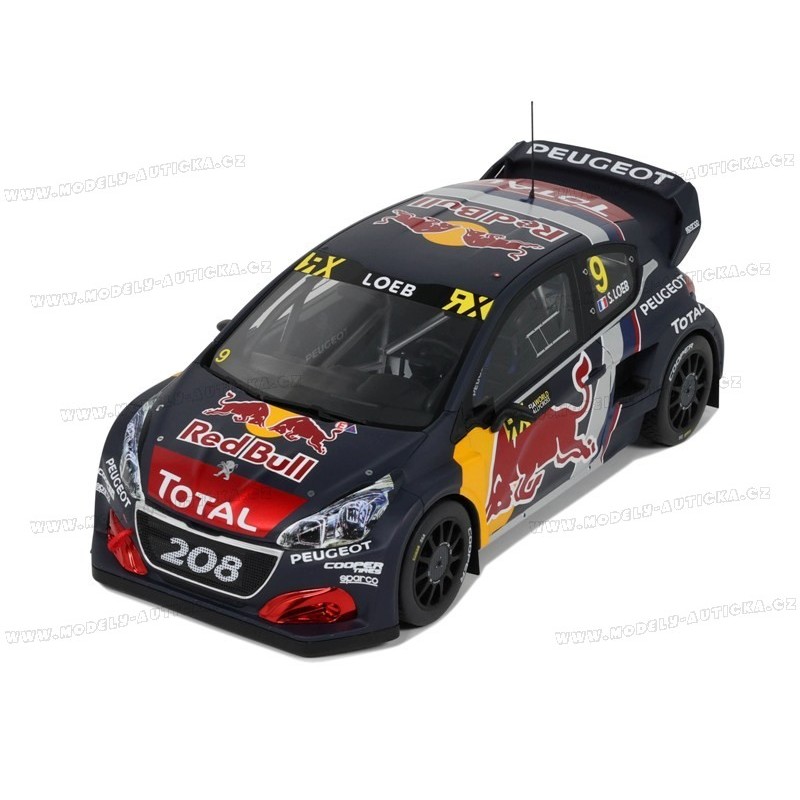 Peugeot 208 WRX Nr.9 Winner Belguim GP 2018 model 1:18 OttO mobile OT455