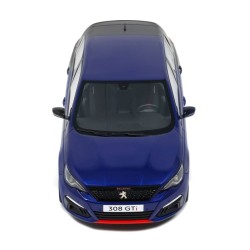 Peugeot 308 GTI 2018 (Blue/Black), OttO mobile 1/18 scale