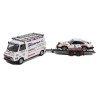 Rallye Set - Citroen C35 with Trailer and Porsche 911 SC Gr.4 Nr.5 Rallye Portugal 1981 model 1:18 OttO mobile OT374