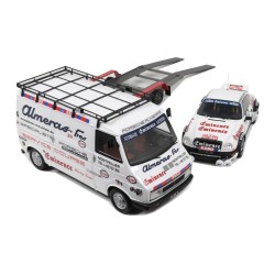 Rallye Set - Citroen C35 with Trailer and Porsche 911 SC Gr.4 Nr.5 Rallye Portugal 1981 model 1:18 OttO mobile OT374