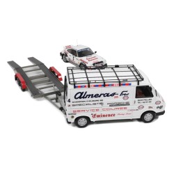 Rallye Set - Citroen C35 with Trailer and Porsche 911 SC Gr.4 Nr.5 Rallye Portugal 1981 model 1:18 OttO mobile OT374