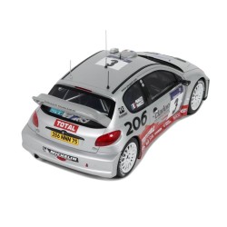 Peugeot 206 WRC Nr.3 Winner Tour de Corse 2002, OttO mobile 1/18 scale