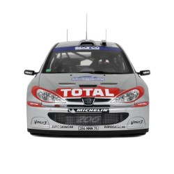 Peugeot 206 WRC Nr.3 Winner Tour de Corse 2002, OttO mobile 1/18 scale