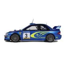 Subaru Impreza S6 WRC Nr.3 Rallye Catalunya 2000 (2nd Place), OttO mobile 1/18 scale