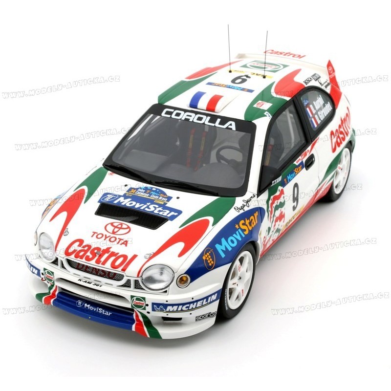 Toyota Corolla WRC Nr.9 Winner Rallye Catalunya 1998 model 1:18 OttO mobile OT1102