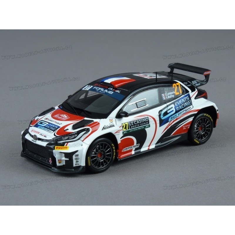 Toyota GR Yaris Rally2 Nr.27 6th RC2 Rally Monte Carlo 2024 model 1:43 Spark S6862