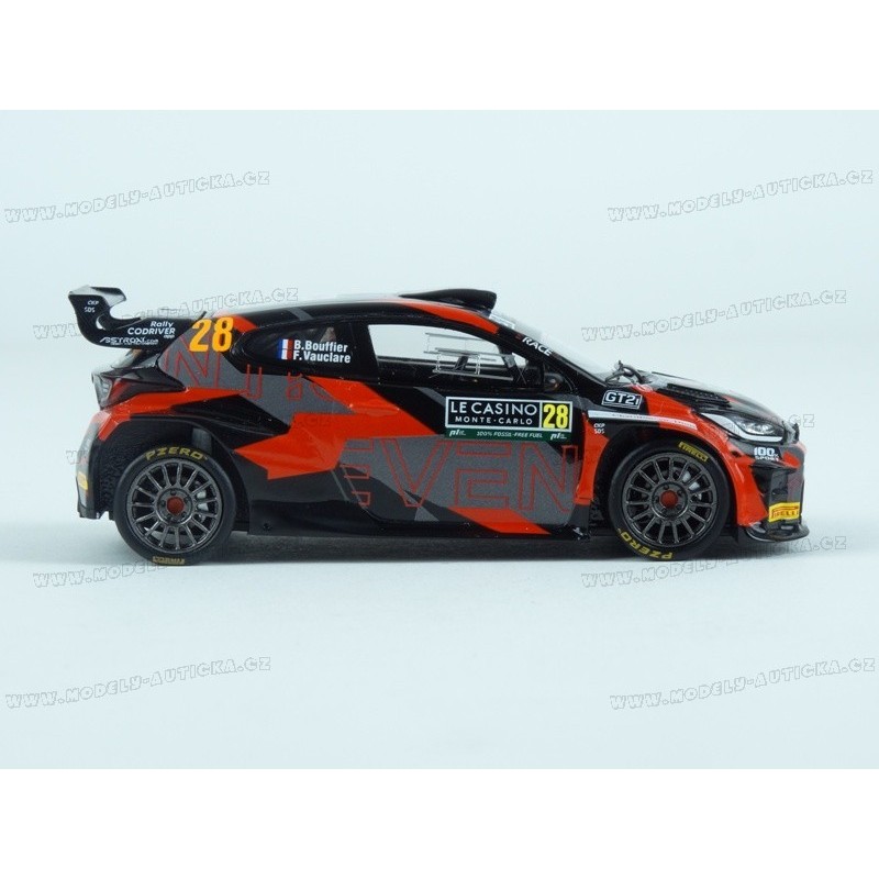 ミニカー Toyota yaris WRC Rally Monte Carlo Diecast model cars Toyota Yaris 1/18 IXO Rally 1 No.33 WRC Rally