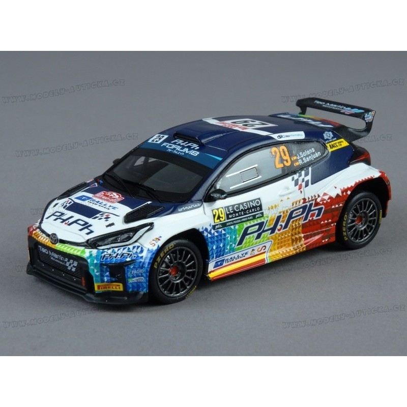 Toyota GR Yaris Rally2 Nr.29 7th RC2 Rally Monte Carlo 2024 model 1:43 Spark S6864