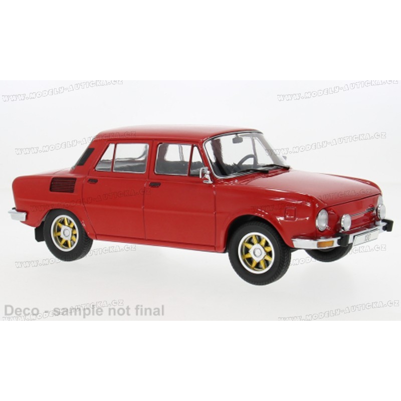 Škoda 100 1969 (Red), MCG (Model Car Group) 1/18 scale