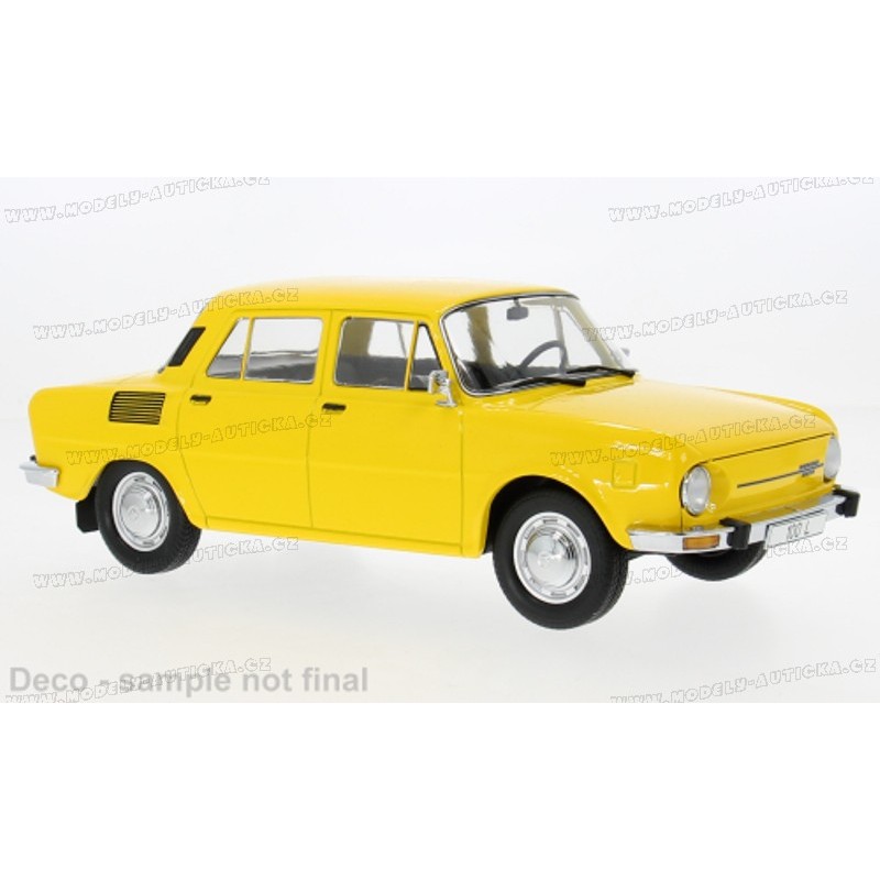Škoda 100 L 1969 (Yellow), MCG (Model Car Group) 1/18 scale