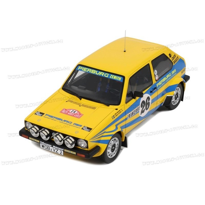 Volkswagen Golf I GTI Gr.2 Nr.26 Rallye Monte Carlo 1980, OttO mobile 1/18 scale