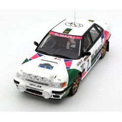 Subaru Legacy RS Gr.A Nr.7 Rallye Sweden 1992 (2nd Place), OttO mobile 1/18 scale