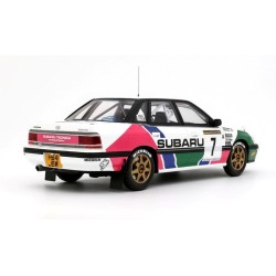 Subaru Legacy RS Gr.A Nr.7 Rallye Sweden 1992 (2nd Place), OttO mobile 1/18 scale