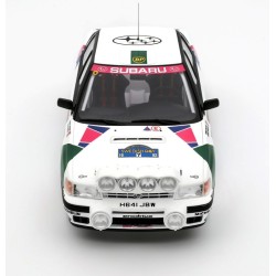 Subaru Legacy RS Gr.A Nr.7 Rallye Sweden 1992 (2nd Place), OttO mobile 1/18 scale
