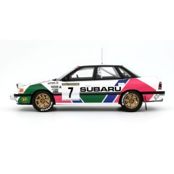 Subaru Legacy RS Gr.A Nr.7 Rallye Sweden 1992 (2nd Place), OttO mobile 1/18 scale