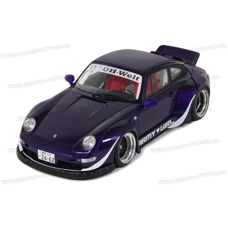 Porsche 911 Type 993 RWB (RAUH-Welt Begriff) Army Girl 2015, GT Spirit 1/18 scale