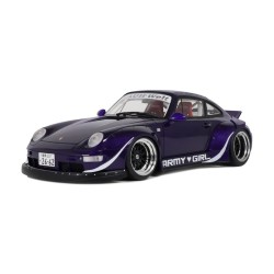 Porsche 911 Type 993 RWB (RAUH-Welt Begriff) Army Girl 2015, GT Spirit 1/18 scale